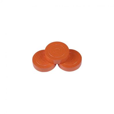 Mühlestein - Dame - Backgammonstein - 25x7mm - orange