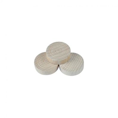 Mühlestein - Dame - Backgammonstein - 25x7mm - natur