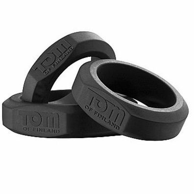 3 STÜCK Silikon Cockring SET