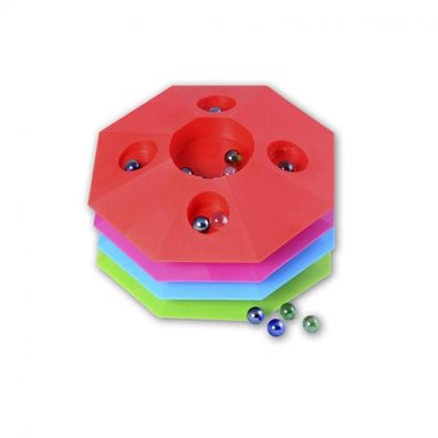 Murmelspiel 22 cm - 8-eck - farbig sortiert