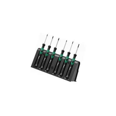 Wera 2050/6 Elektroniker Schraubendrehersatz + Rack