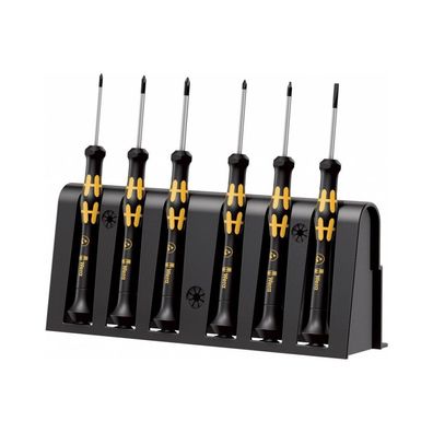 Wera 1550/6 ESD Elektroniker- Schraubendrehersatz + Rack