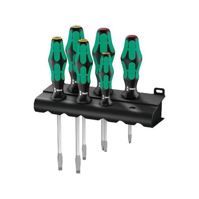 Wera 334 SK/6 Rack Schrauben- drehers. Kraftform Plus Lasertip