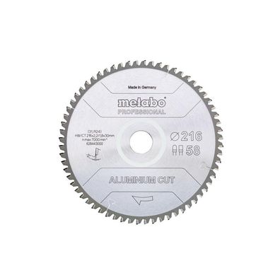 Metabo AluminiumCutProf 216x30 5 8FZ/TZ 5neg