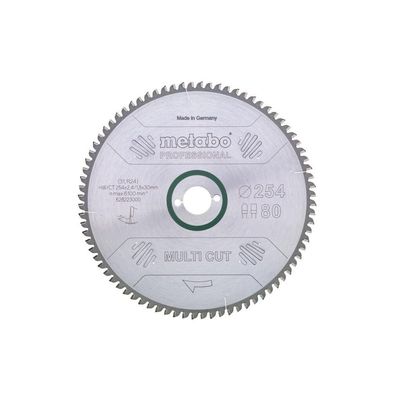 Metabo MultiCutProf 254x30, 80 F Z/TZ 5neg