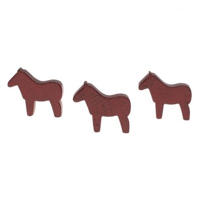 Pferd - 28x25x8mm - braun