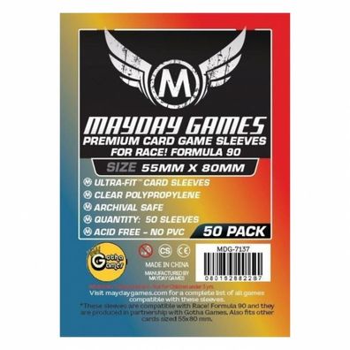Premium Card Sleeves Formula 90 (50 Stück) 55x80mm - 7137 - Kartenhüllen