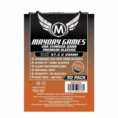 Premium USA Chimera Game Sleeves (50 Stück) 57,5x89mm - 7078 - Kartenhüllen