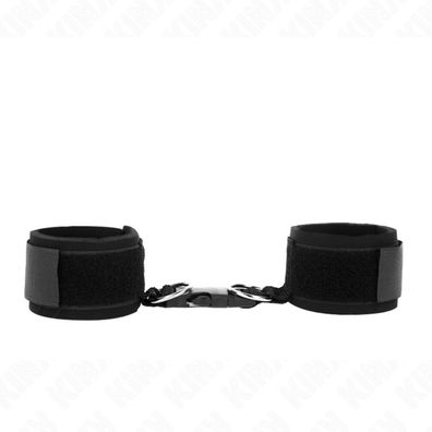 Neoprene Hook&Loop Fastener Wrist Restraints Schwarz Einstellbar 22-34 Cm