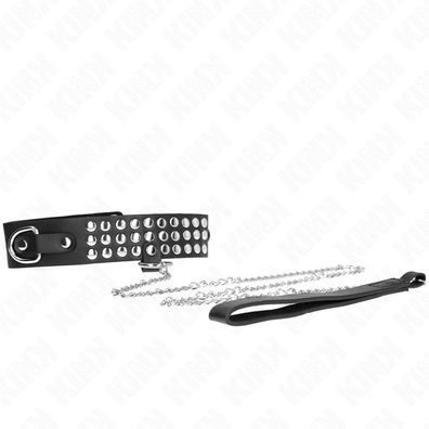 Kink - Halskette mit Riemen 65 Cm mit glänzenden einstellbar 37-42 Cm X 5.3 Cm