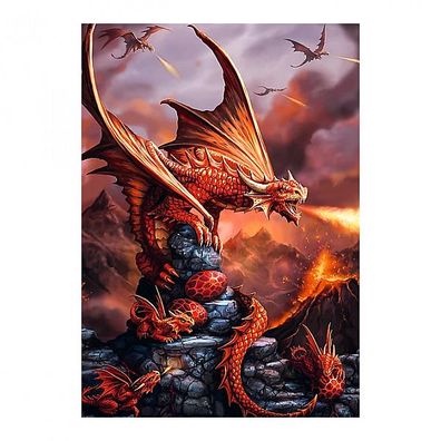 Puzzle - Fantasy Collection - Feuerdrachen