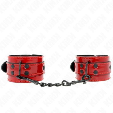 Kink - Dunkelrot Handgelenk Manschetten 23 X 5 Cm