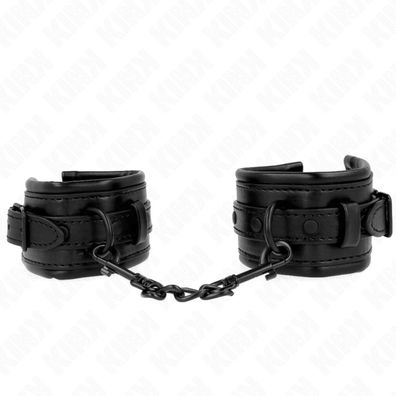 Kink - Handgelenkfesseln Schwarz Einstellbar 20-30 Cm X 6 Cm