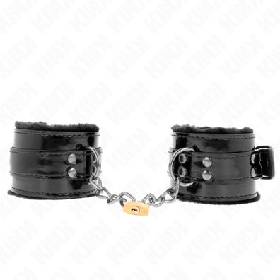 Kink - Leichte Handgelenksfesseln mit Kupferschloss anpassbar 17-29 Cm X 5.5 Cm