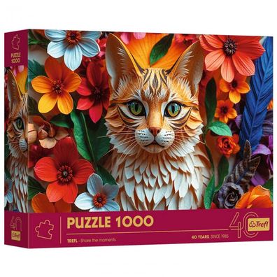Puzzle 1000 - Jubiläum - Katze