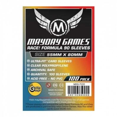 Race! Formula 90 Card Sleeves (100 Stück) 55x80mm - 7132 - Kartenhüllen
