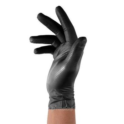 Einweghandschuhe L 8-9 50stk Nitrilhandschuhe Schutzhandschuhe Werkstatt Garten
