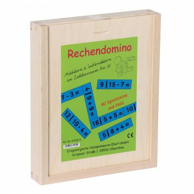 Rechendomino bis 20 - deutsch