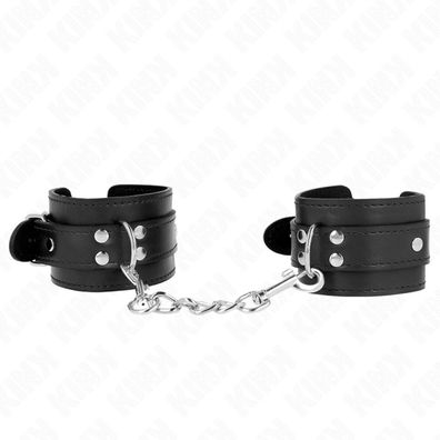Kink - Simple Wrist Restraints Schwarz Einstellbar 20-23 Cm X 5.5 Cm
