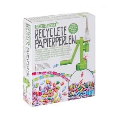Recyclete Papierperlen Bastelset