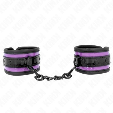 Kink - Neopren Handgelenk Fesseln Hell Lila Verstellbar 21-28 Cm X 5 Cm