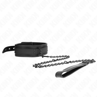 Neopren Bondage Kragen Modell 1 mit Gürtel 78 Cm Einstellbar 37.5 X 49.5 Cm