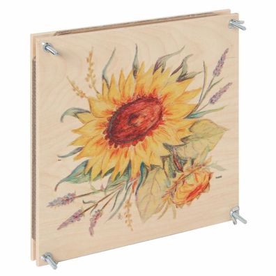 Riesen-Blumenpresse - bunt - ca. 30 x 30 cm