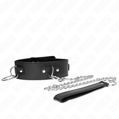 Kink - Halskette mit Leine 65 Cm 3 Ring Modell 2 Einstellbar 36-43 Cm X 5 Cm