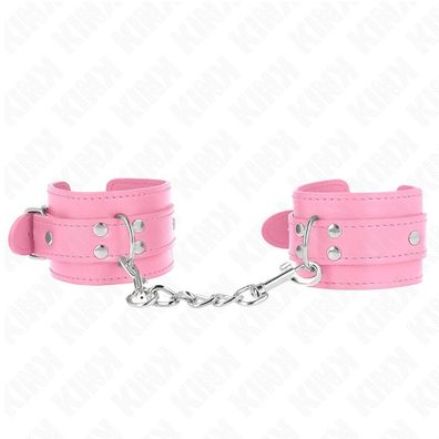 Kink - Einfache Handgelenkfesseln Rosa Einstellbar 20-23 Cm X 5.5 Cm