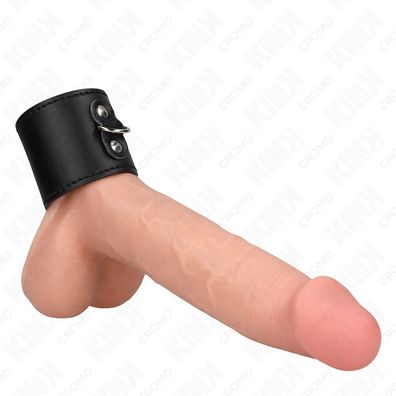 Kink - Leder Penis Ring mit Druckverschluss 18 X 5 Cm