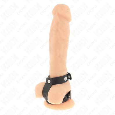 Kink - Verstellbarer Doppel-Leder-Penisring