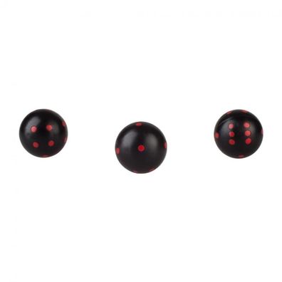 Rundwürfel - Würfel rund - schwarz - 21mm