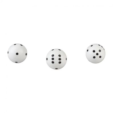 Rundwürfel - Würfel rund - weiss - 21mm