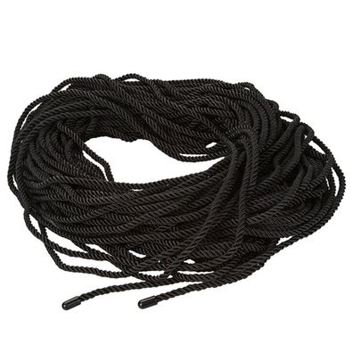 Scandal BDSM-Seil, Schwarz, 50 m
