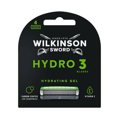 Hydro 3 Black Edition replacement heads 4 pcs