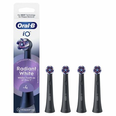Ersatzbürstenköpfe iO Radiant White Black 4 Stück