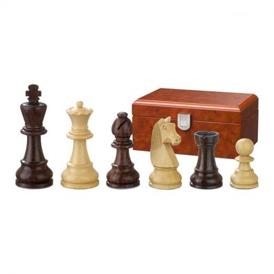 Schachfiguren - Barbarossa - Holz - Staunton - Königshöhe 65 mm