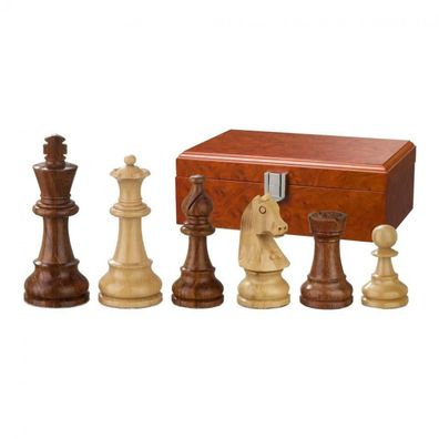 Schachfiguren - Sigismund - Holz - Staunton - Königshöhe 95 mm