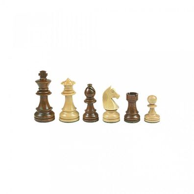 Schachfiguren - Staunton - braun - Königshöhe 70 mm - gewichtet