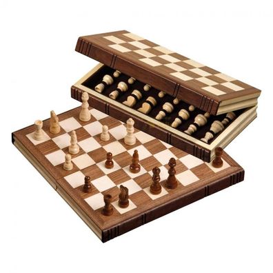 Schachspiel - Reiseschach - Buchform - standard - Breite 30 cm