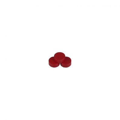 Scheibe - Merkur - 10x4mm - rot