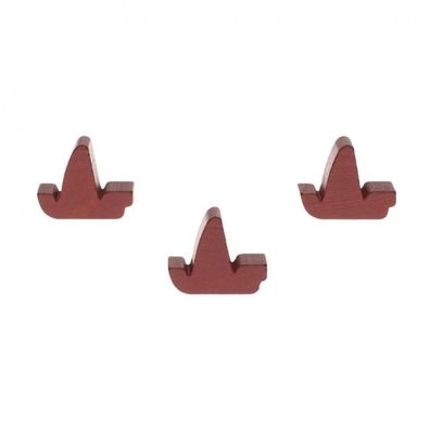 Schiff - 18x14x9mm - braun