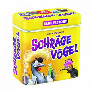 Schräge Vögel - in Metallbox - deutsch