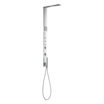 AXOR ShowerComposition Duschpaneel mit Thermostat, Kopfbrause 110/220 1jet und Schult