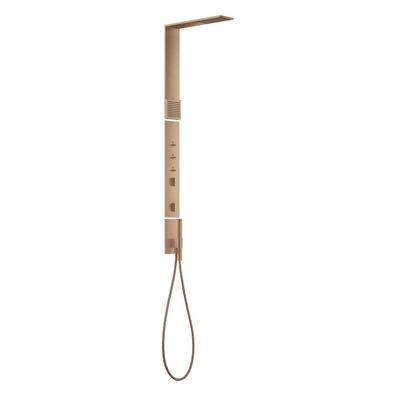 AXOR ShowerComposition Duschpaneel mit Thermostat, Kopfbrause 110/220 1jet und Schult