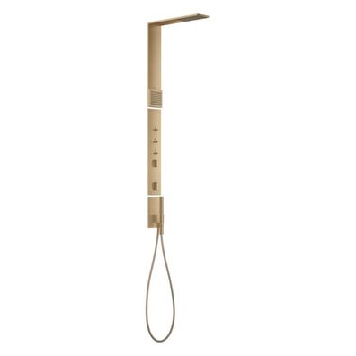 AXOR ShowerComposition Duschpaneel mit Thermostat, Kopfbrause 110/220 1jet und Schult