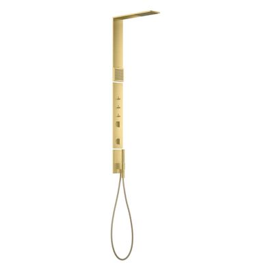 AXOR ShowerComposition Duschpaneel mit Thermostat, Kopfbrause 110/220 1jet und Schult