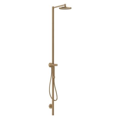 AXOR Starck Nature Duschsäule mit Kopfbrause 240 1jet, Brushed Bronze