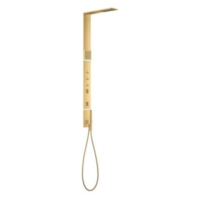 AXOR ShowerComposition Duschpaneel mit Thermostat, Kopfbrause 110/220 1jet und Schult