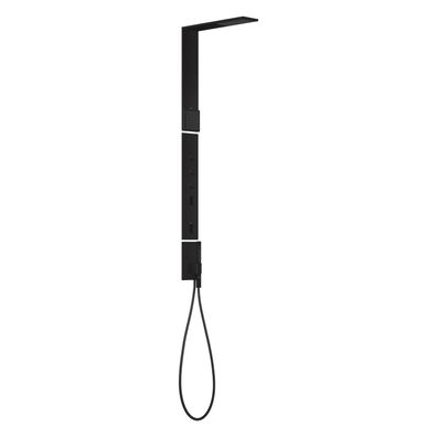 AXOR ShowerComposition Duschpaneel mit Thermostat, Kopfbrause 110/220 1jet und Schult